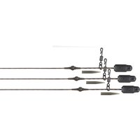 Leather Carp UK: Identification, Distribution, and Fishing Guide 4 Fox - Edges Submerge Heli-Clip Rigs-Camo-30lb