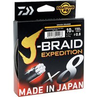 Fishing Line Guide UK: Mono, Fluorocarbon, and Braid Explained 3 Daiwa - J Braid Expedition X8E-300m-Orange-102.4lb