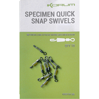 Korum - Specimen Quick Snap Swivels-Small