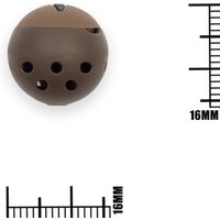 LiquiRigs - Multi-Bait Boilie 16mm Hookbait System-Brown-In-Line