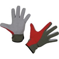 Garten Handschuh Aventex grau/rot L