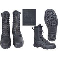 Bundeswehr Feuerwehr Sicherheitsstiefel m. Stahlkappe schwarz Restposten Schuhe D 41