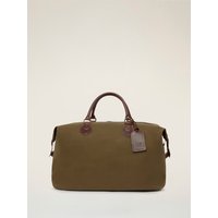 Explorer Canvas and Leather Large Travel Bag | Tusting