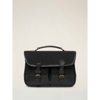 Clipper in Canvas and Leather, Messenger Briefcase - Small | Tusting