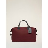 Explorer in Superlight Twill and Leather, Large Weekend Bag | Tusting