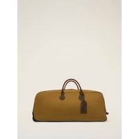 Grand Tourer Wheeled Holdall in Canvas & Leather | Tusting