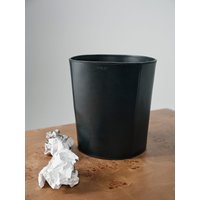 Leather Waste Paper Bin | Tusting