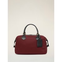 Explorer in Superlight Twill and Leather, Small Weekend Bag | Tusting