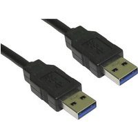 USB 3.0 A Male to Male Cable 1m Black