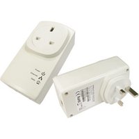 200Mbps Pass Through Homeplug Network Adapter Twin Pack