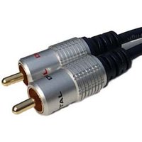20m Stereo Audio Phono Cable - 2x Phono OFC