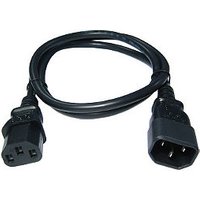 2m IEC Extension Cable - IEC Male to IEC Female (Kettle)