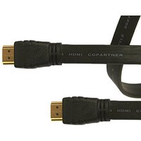 Sharpview Flat HDMI to HDMI Cable Black 3m