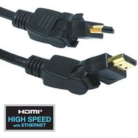 3m HDMI Rotating Cable with Swivel High Speed Ethernet