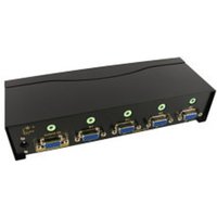 4 Port SVGA Splitter with Audio (450 MHz)