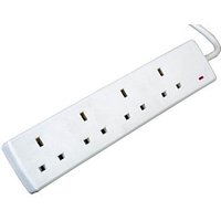 4 Way Surge Protector Socket Strip