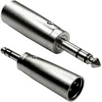 6.35mm Stereo (M) to XLR (M) Adapter - Gold Pins
