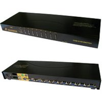 8 Port KVM Switch with Audio - SVGA & USB