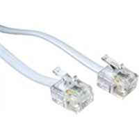 10m RJ11 to RJ11 Modem Cable - White
