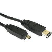 1m Firewire 6 Pin (M) to 4 Pin (M) Cable