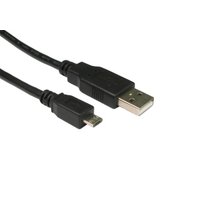 1.8m USB2.0 Type A (M) to Micro B (M) Cable - Black