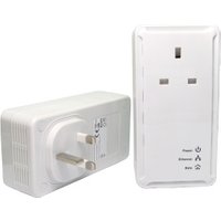 200Mbps Pass Through Homeplug Twin Pack