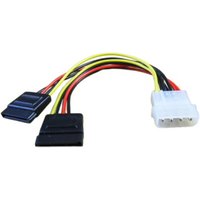Molex to Two SATA Power Splitter Cable