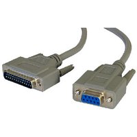 0.5m D9 (F) to D25 (M) Serial Cable