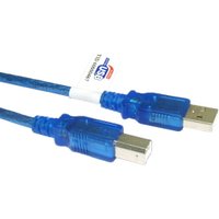 2M USB 2.0 A To B Data Cable Blue
