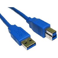 1M USB 3.0 Data Cable A To B Blue