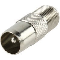 F Socket to Coax Plug F Type to Coax Adapter