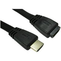 2m Flat HDMI High Speed with Ethernet Extension Cable