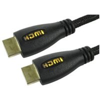2m HDMI Cable with Yellow LED Illuminated Connectors