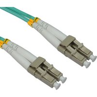 LC - LC 50/125 OM3 Fibre Optic Patch Cable 0.5m