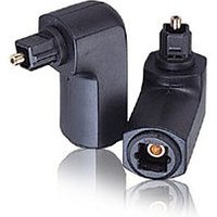Right Angle TOSLink Optical Adapter 90 Degree