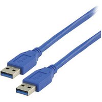 1m USB 3.0 Cable - Type A Male to A Male Blue
