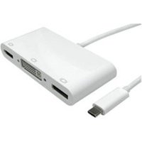 USB Type C to HDMI DisplayPort and DVI