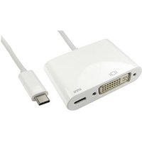 USB Type C to DVI Adapter with Power Delivery