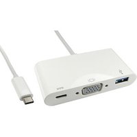 USB Type C to VGA and USB Adapter with Power Delivery
