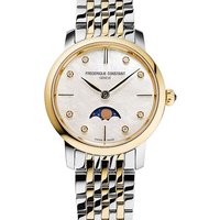 Frederique Constant Damenuhr Classics Slimline Ladies Mondphase FC-206MPWD1S3B Frederique Constant Damenuhr Classics Slimline Ladies Mondphase FC-206MPWD1S3B