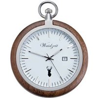 Waidzeit TW01 Modell Taschenuhr Walnuss mit Quarzwerk Waidzeit TW01 Modell Taschenuhr Walnuss mit Quarzwerk