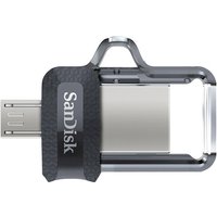 SanDisk 173384 unità flash USB 32 GB USB Type-A / Micro-USB Nero, Trasparente