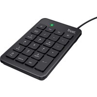 Trust 22221 tastierino numerico Laptop/PC USB Nero