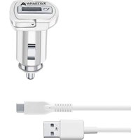 Cellularline Adaptive Fast Car Charger Kit 15W - USB-C - Samsung