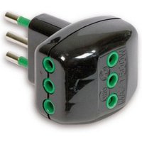 FME 87201 adattatore per presa di corrente Tipo L (IT) Nero