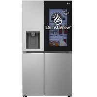 LG InstaView GSGV81PYLL Frigorifero Side-by-Side , Classe E, 635L, Wi-Fi, Senza allaccio, Door Cooling, Prime Silver