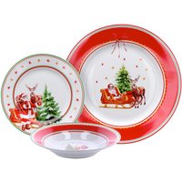 AD Trend 111719 servizio da tavola 18 pz Porcellana Multicolore