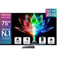 Samsung Micro RGB AI TV 75'' MRE75R95HATXZT, Micro RGB AI Engine Pro, 4K AI Upscaling Pro, Glare Free, Motion Xcelerator 165Hz, Dolby Atmos & OTS+, Infin