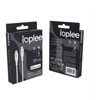 IOPLEE Cavo Dati Premium 120cm da USB-C a Lightning MFi - Bianco