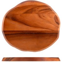 H&H Lifestyle Tagliere Acacia in legno ovale sagomato cm 22x25